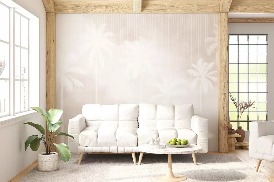 Fototapet Mlha s palmami w04180v2