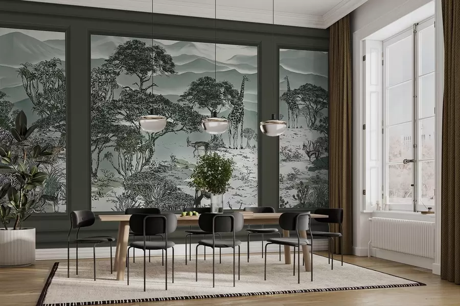 Fototapet Africká zvířata w09230v1