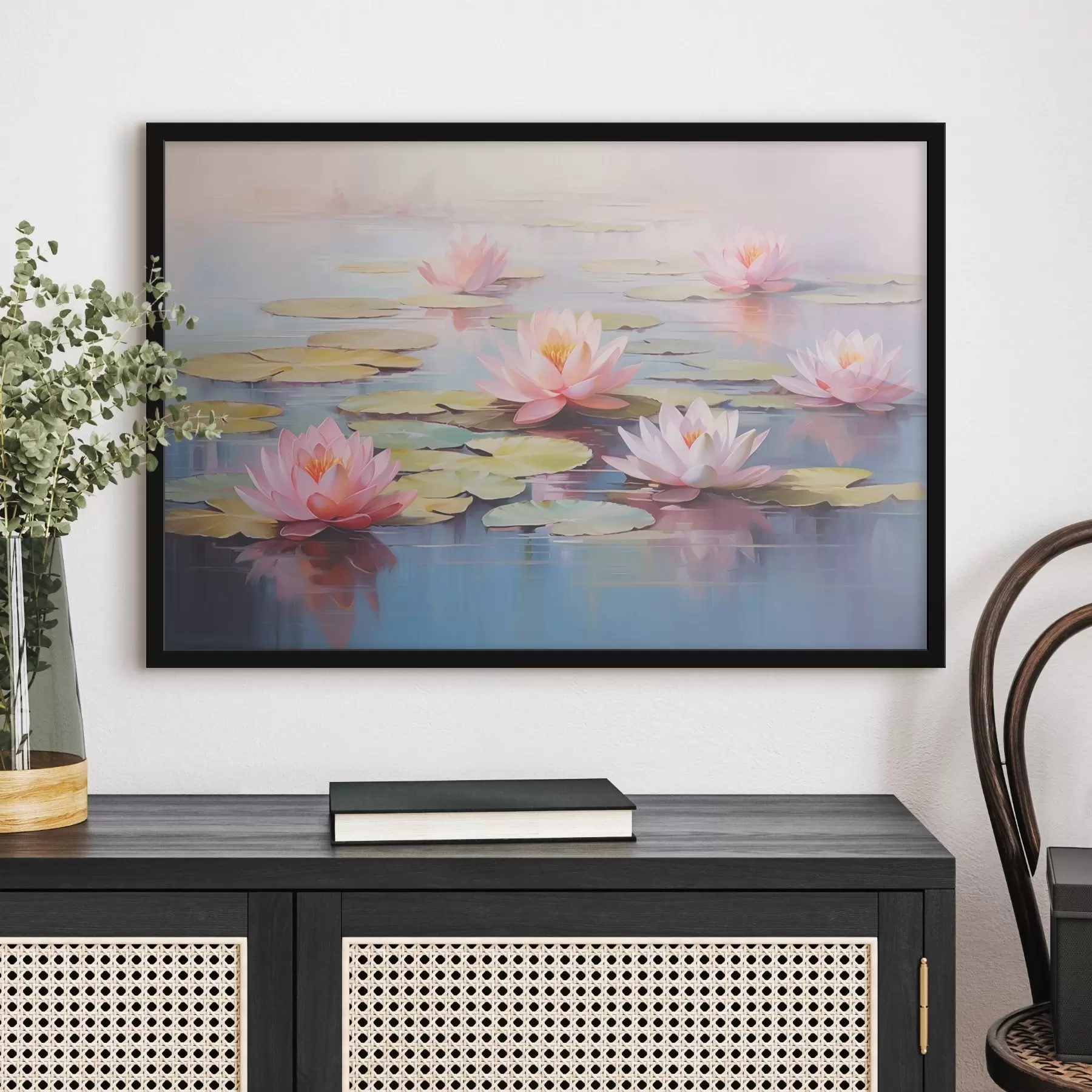 Fototapet Lotosy na vodě f44909