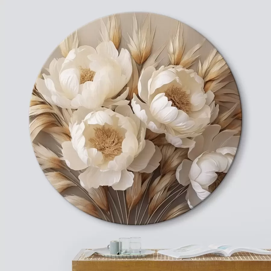 Obraz Pivoňky s klásky Č. r44913