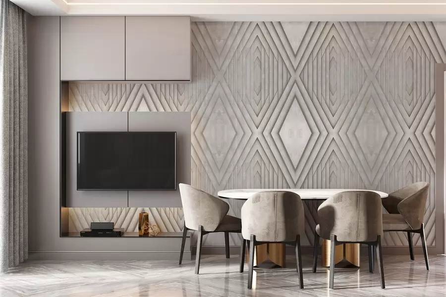 Fototapet imitace dřevěných desek v béžových barvách w04168