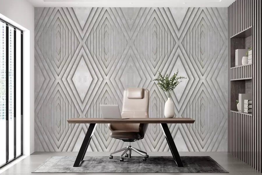 Fototapet imitace dřevěných desek v béžových barvách w04168