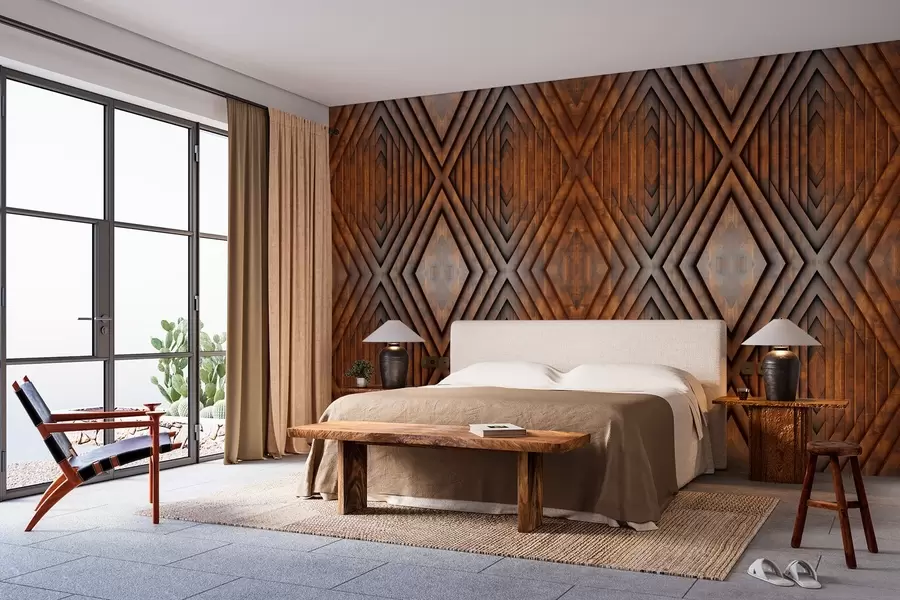 Fototapet imitace dřevěných desek w04168v1