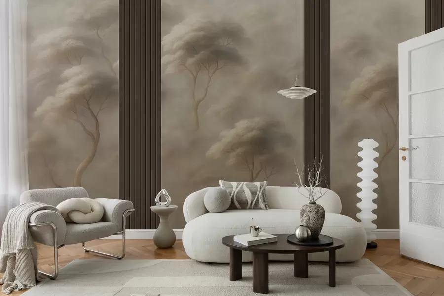 Fototapet Les se setkává s panelovým uměním w04187