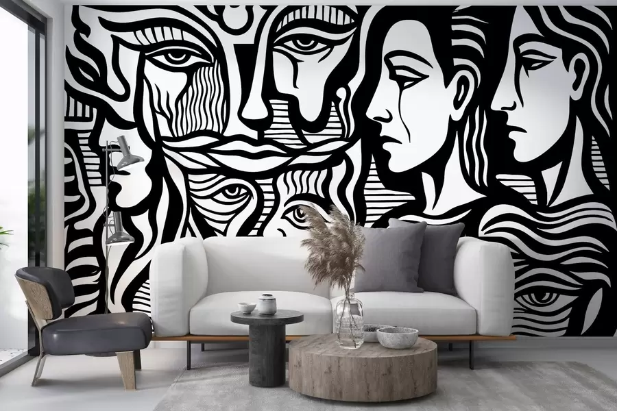 Fototapet Abstraktní anatomie w04191