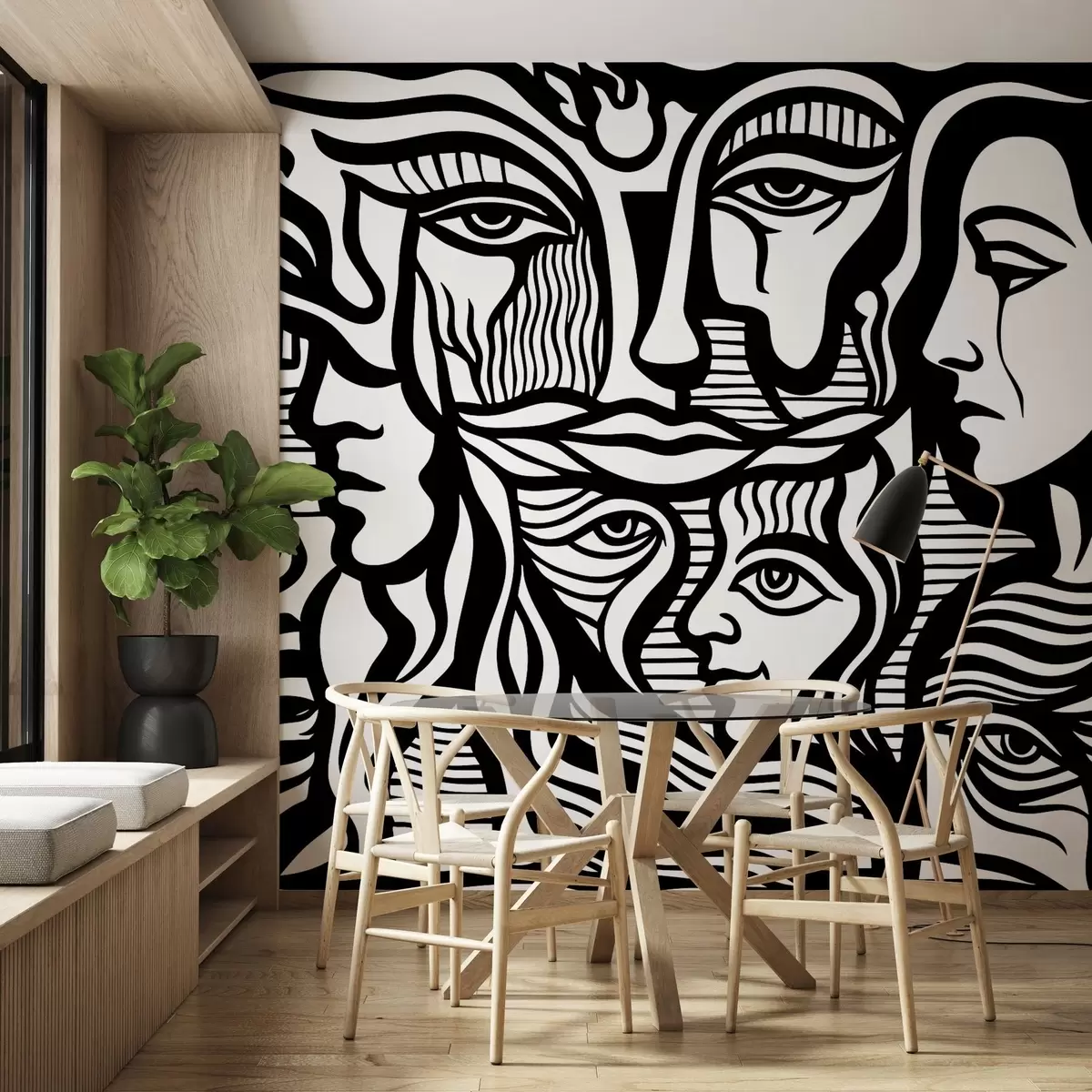 Fototapet Abstraktní anatomie w04191