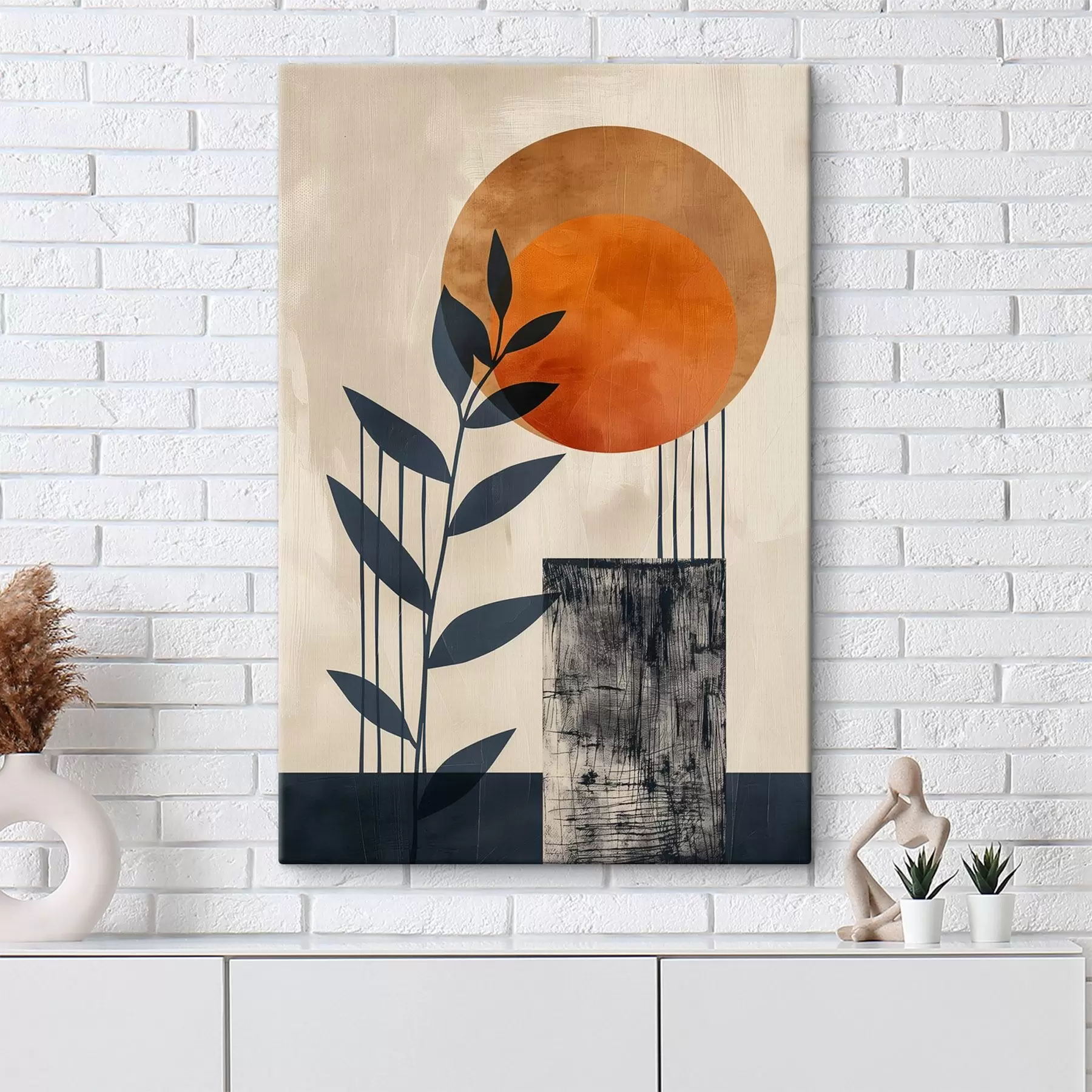 Obraz Slunce a listy Č. s44961