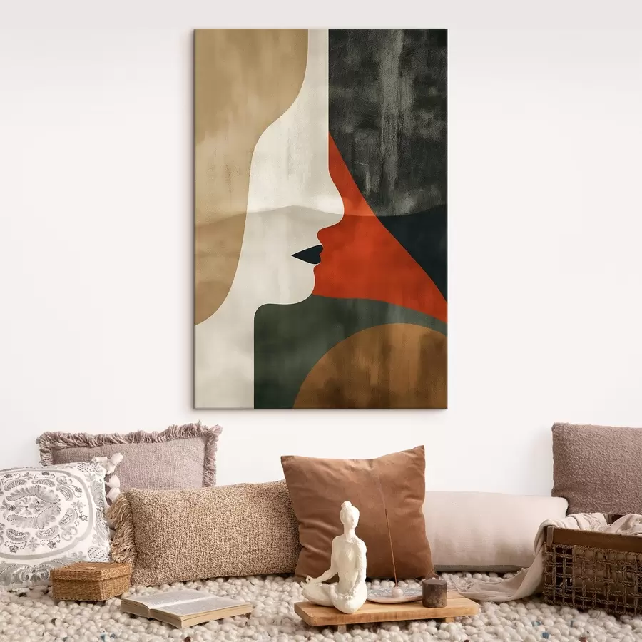 Obraz Tvář a abstrakce Č. s44969