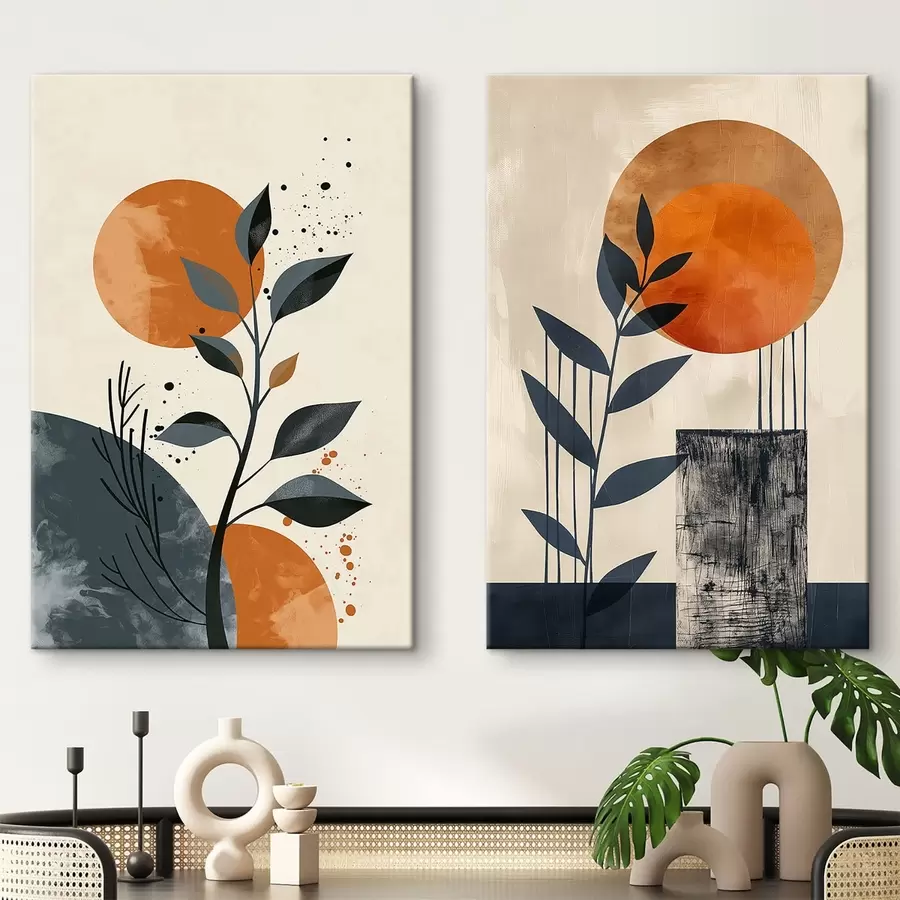 Obraz Listy při západu slunce Č. m00469