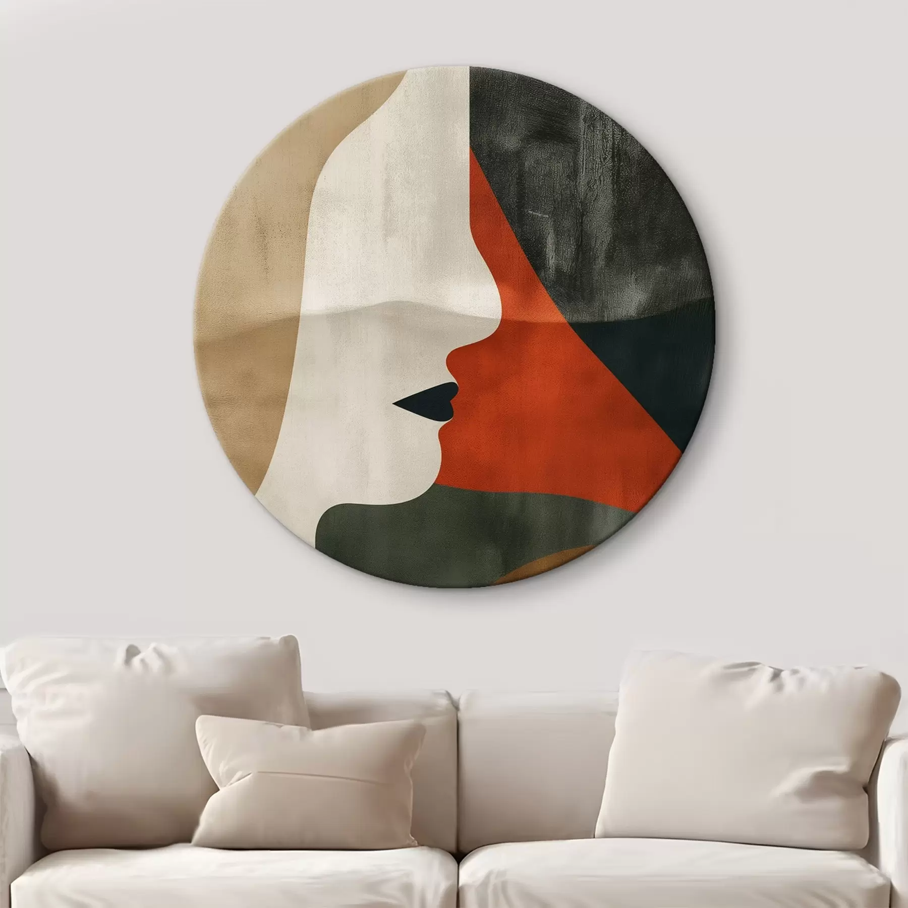 Obraz Tvář a abstrakce Č. r44969