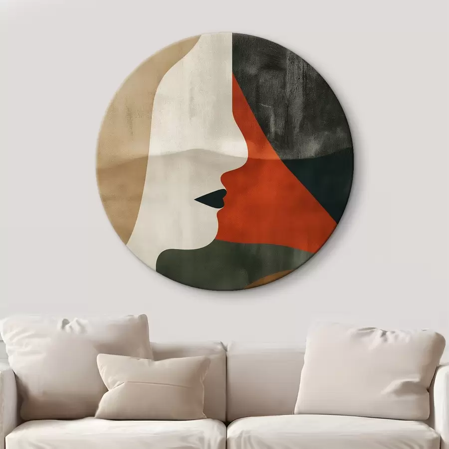 Obraz Tvář a abstrakce Č. r44969