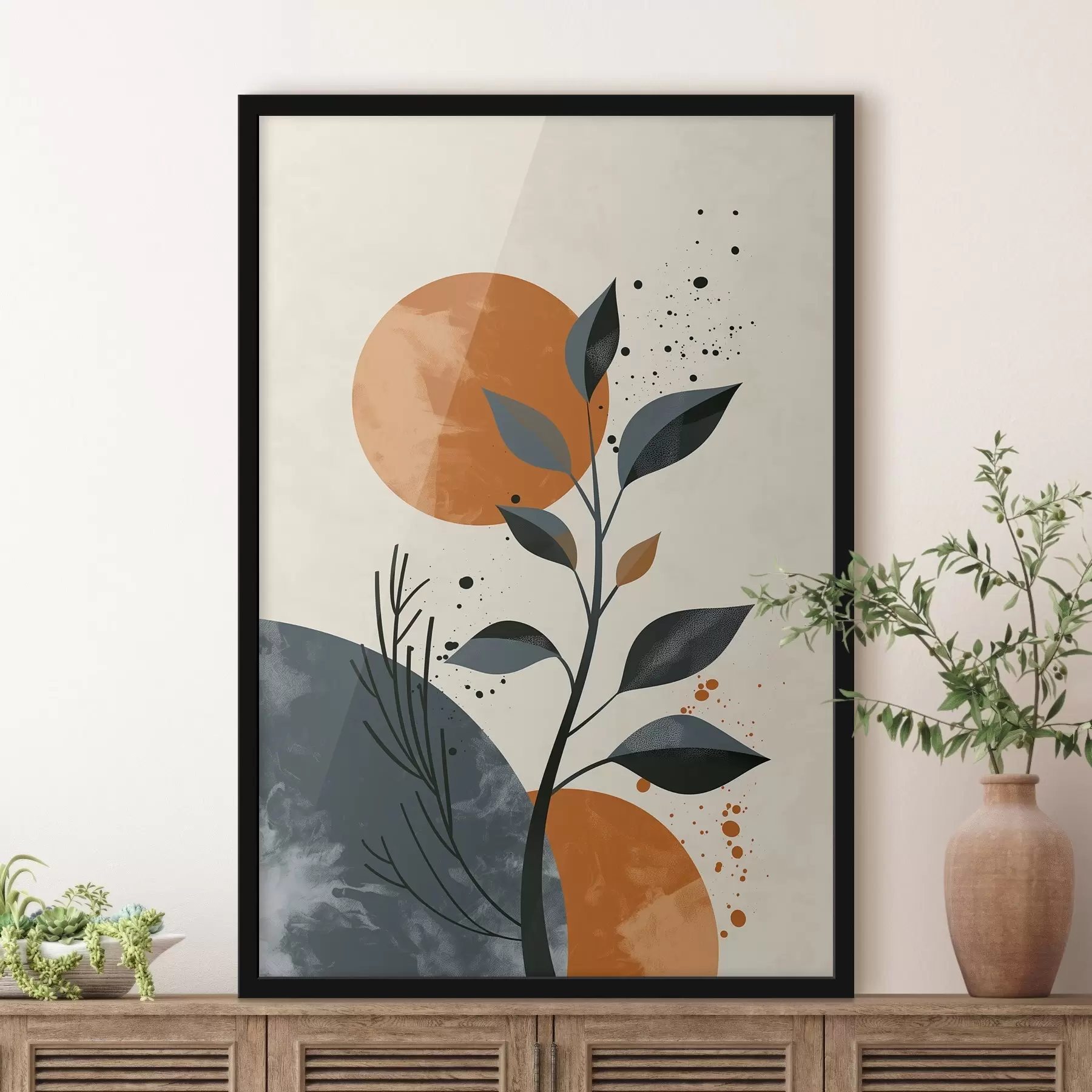 Fototapet Slunce a listy f44959