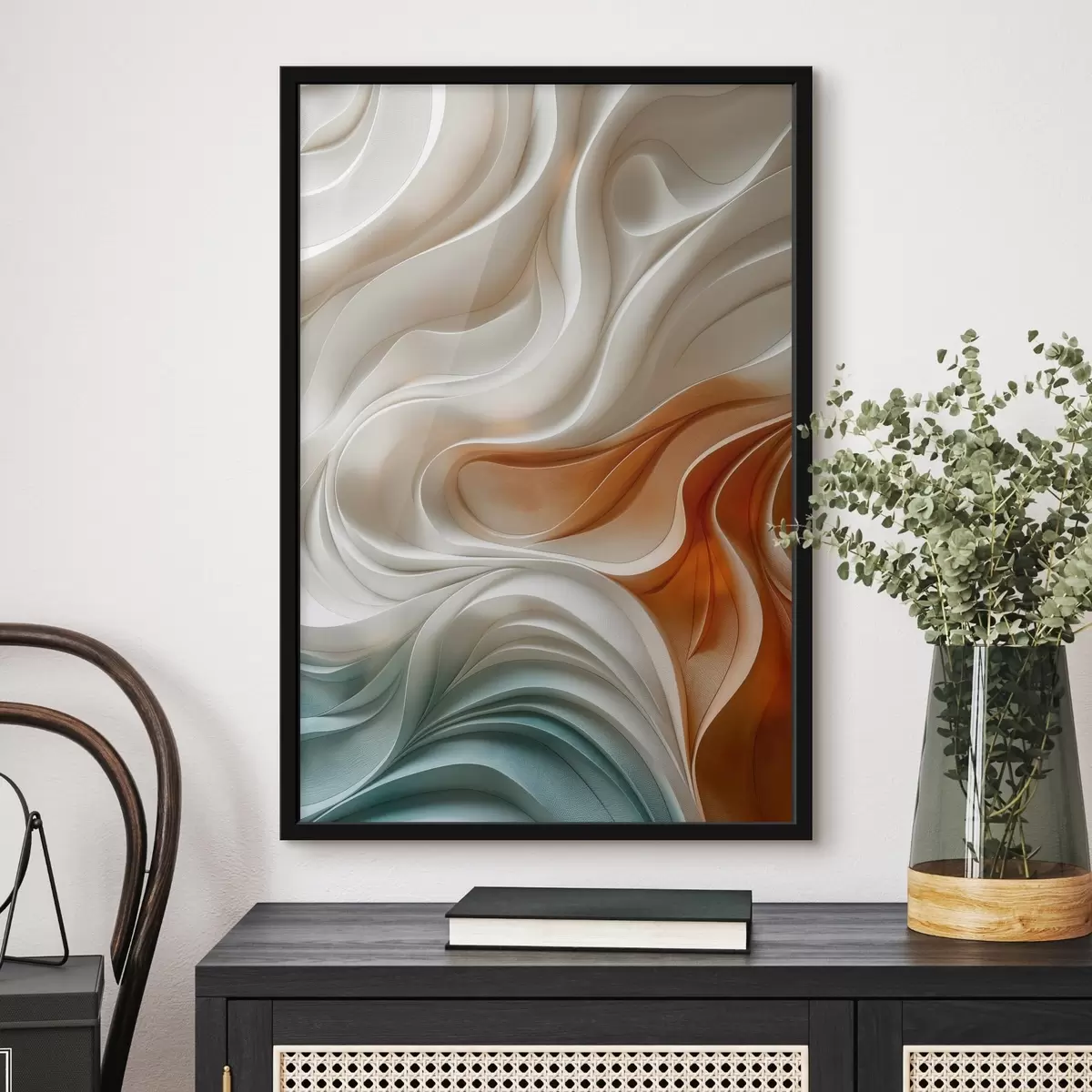 Poster Abstraktní barevné linie f44967