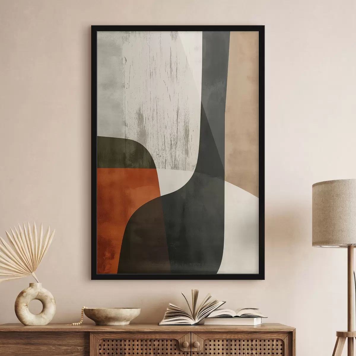 Poster Vícebarevné tahy barvou f44968