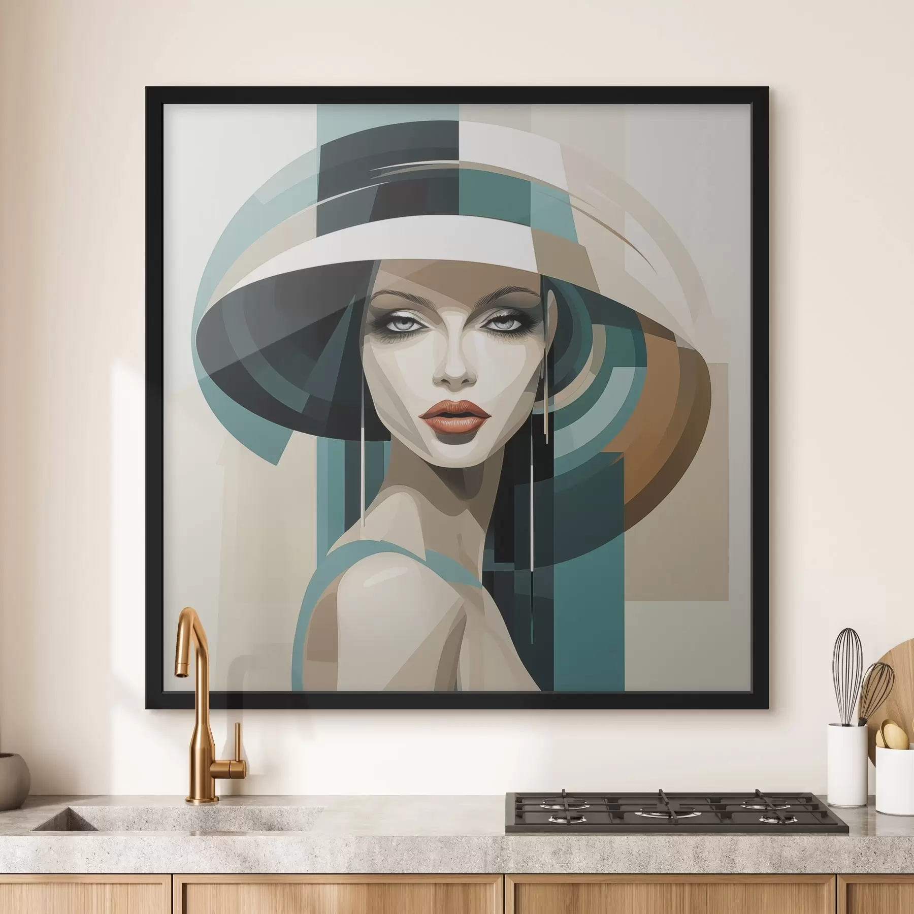 Fototapet Dívka v klobouku f44972