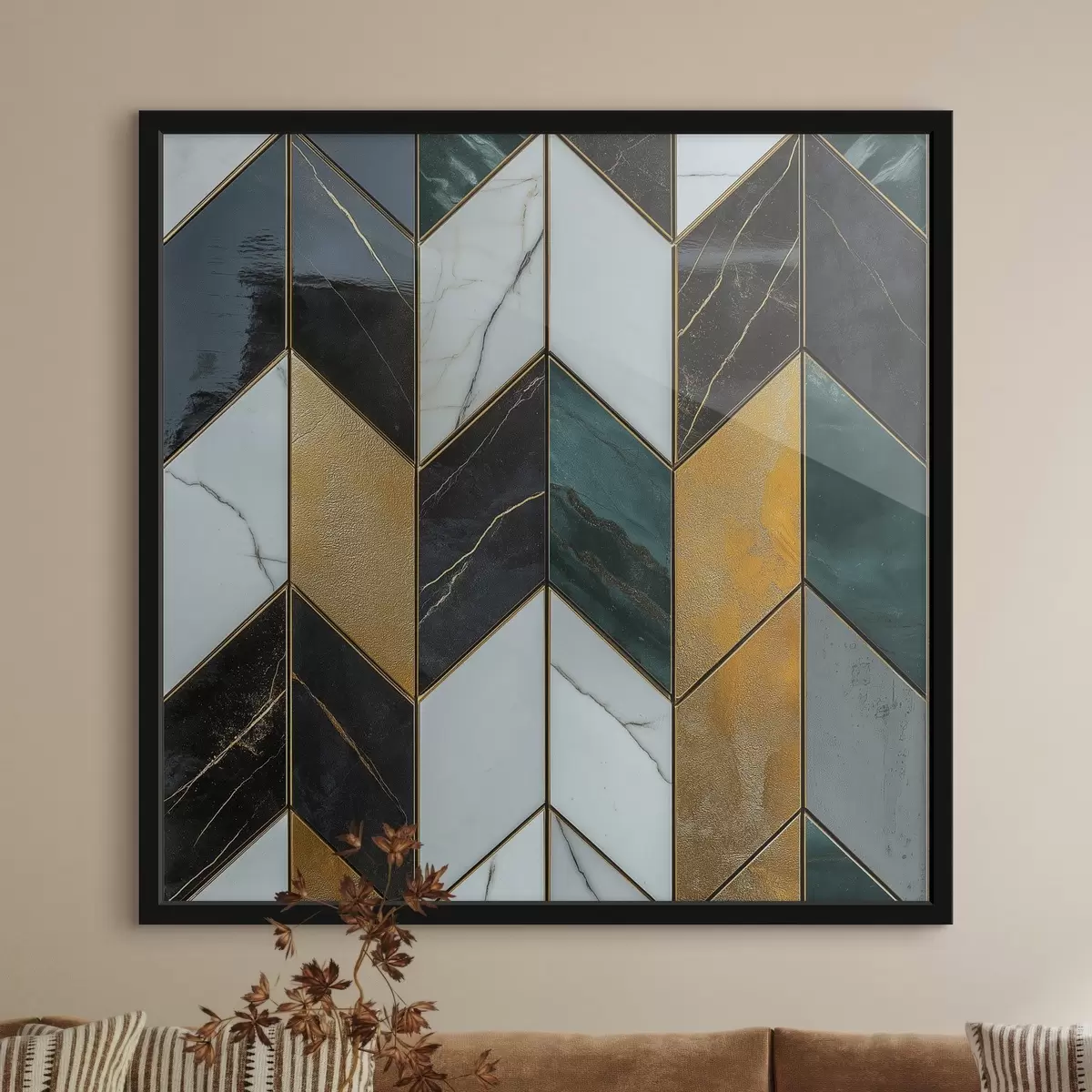 Poster Mramorová abstrakce f44973