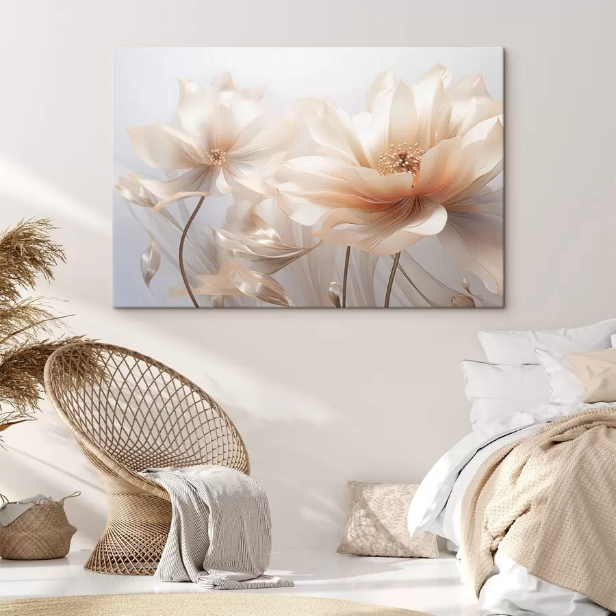 Obraz Něžné broskvové květiny Č. s44836