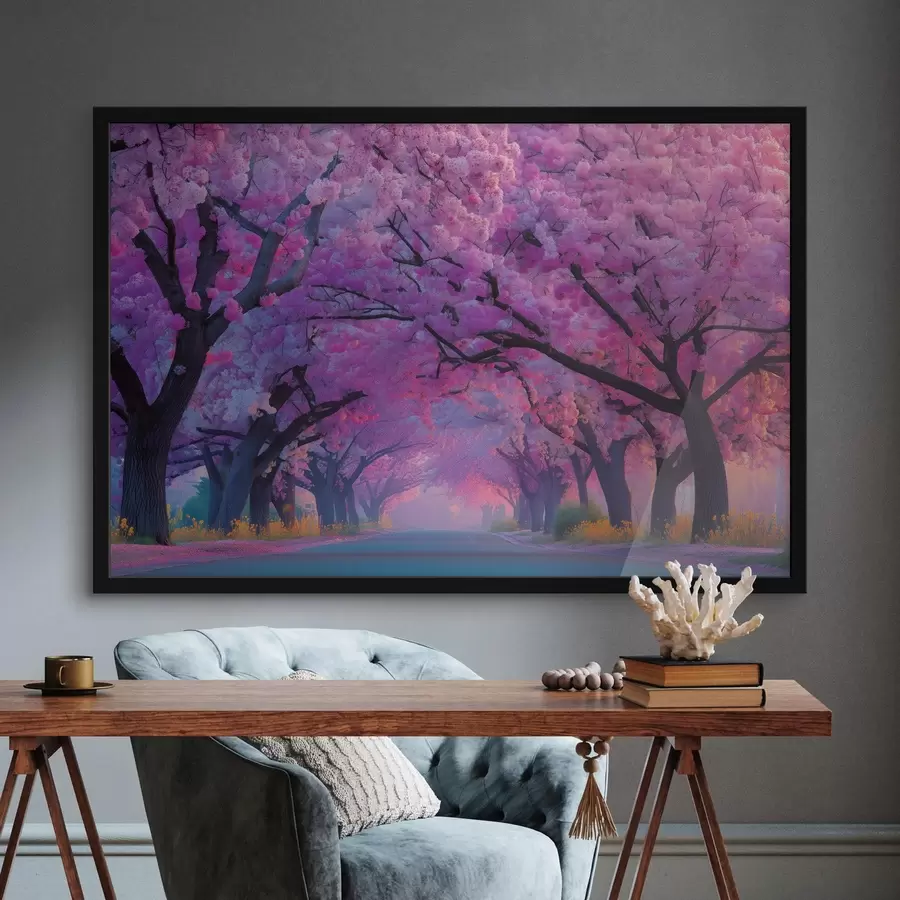 Fototapet Třešňová alej f44840