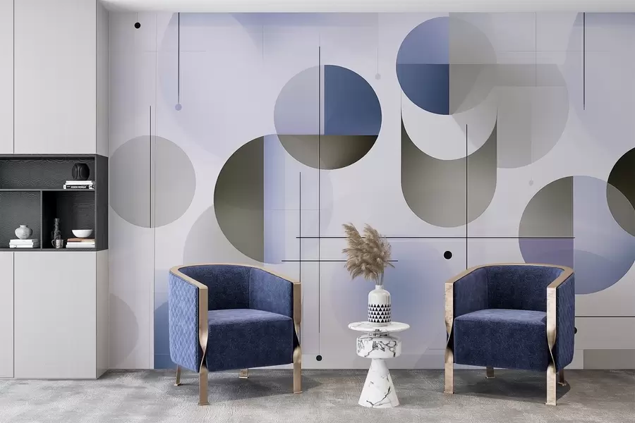 Fototapet Geometrické abstraktní tvary w04220v1