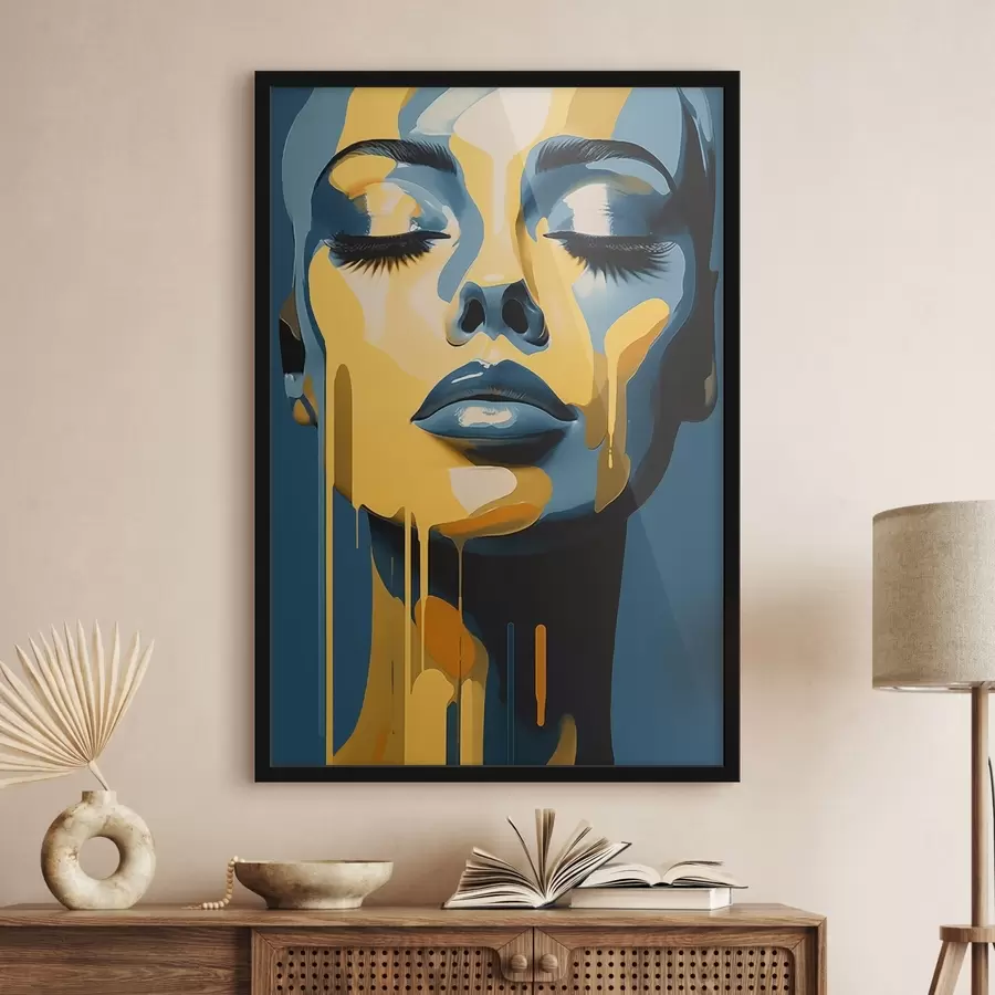 Fototapet Portrét ženy se zavřenýma očima f45006