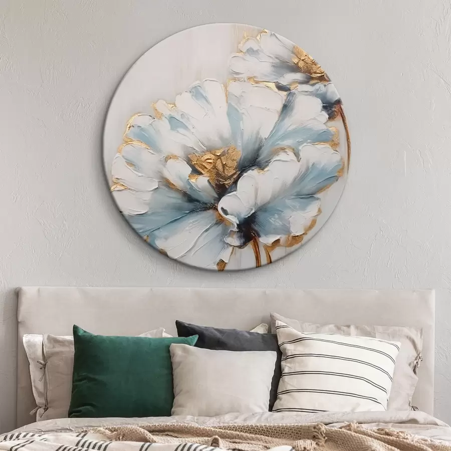 Obraz Modré a bílé květy Č. r44989