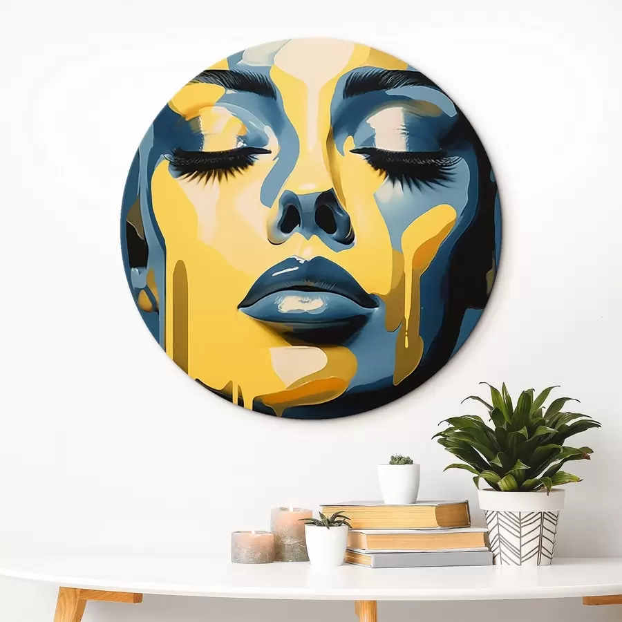 Obraz Portrét ženy se zavřenýma očima Č. r45006