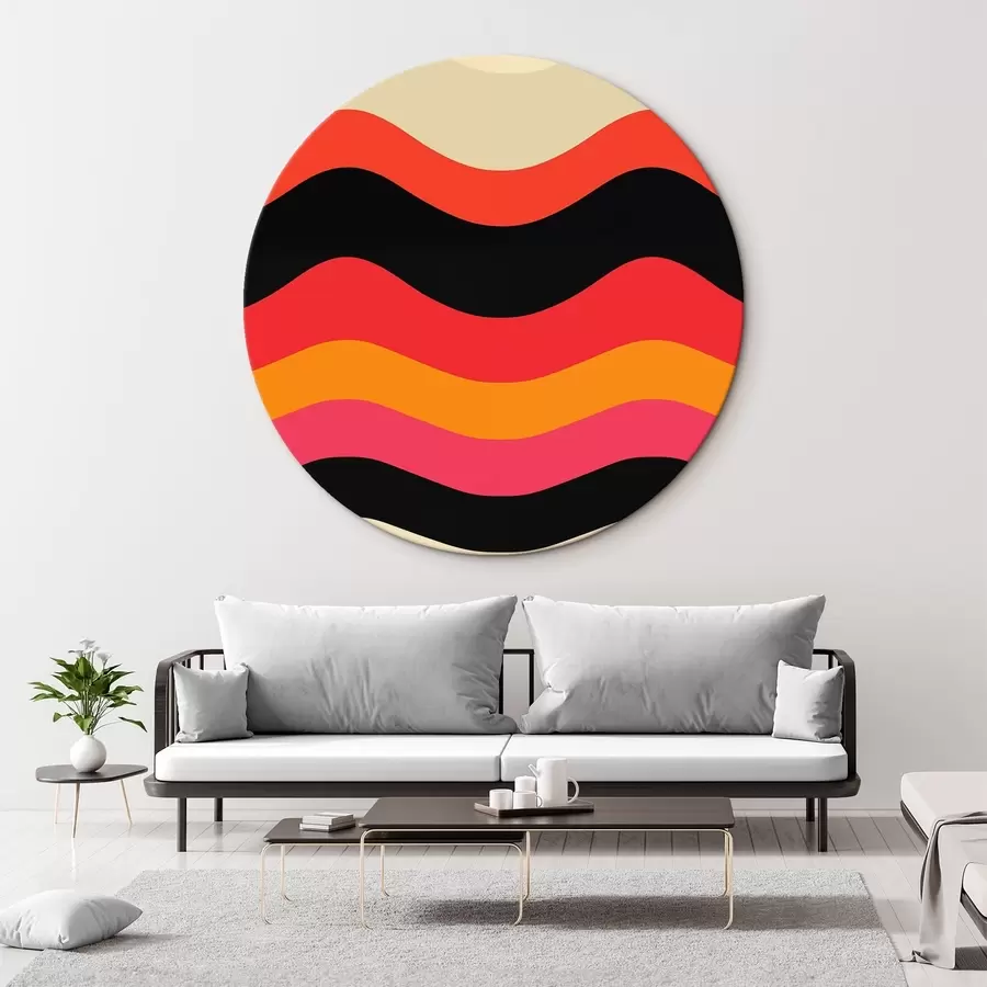 Obraz Abstraktní zvlněný vzor Č. r45005