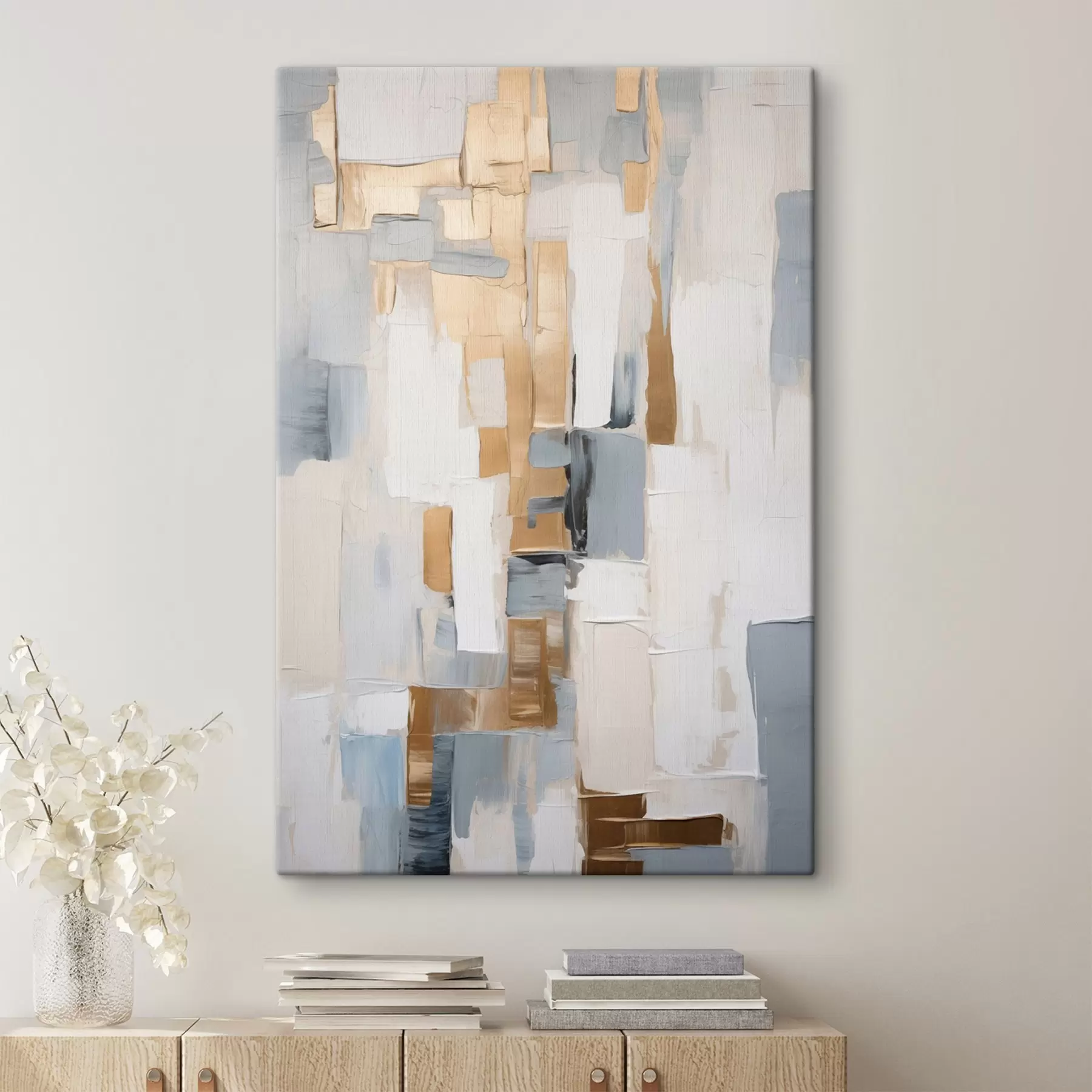 Obraz Moderní abstrakce napodobující malbu Č. s45010