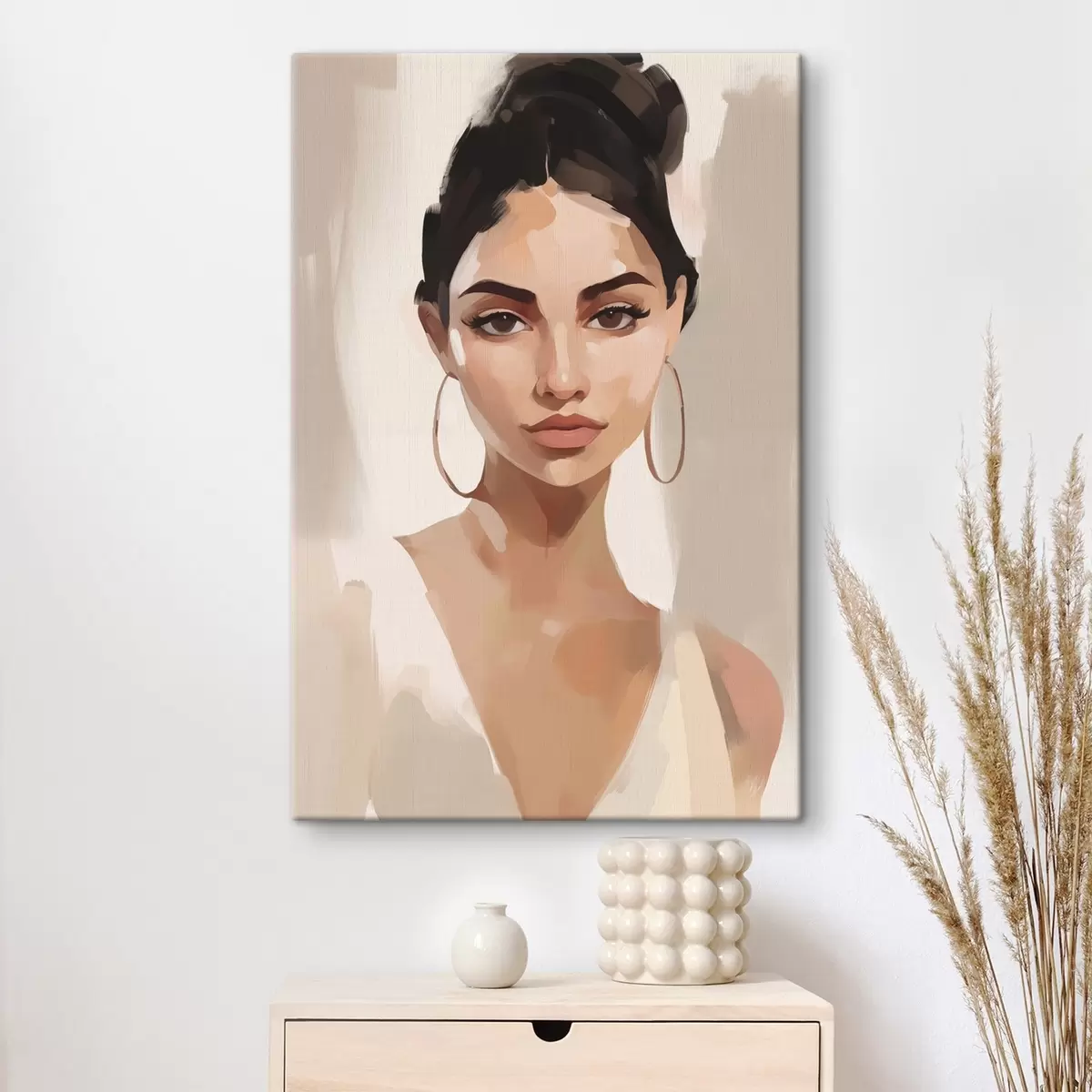 Obraz Portrét dívky imitace malby Č. s45014