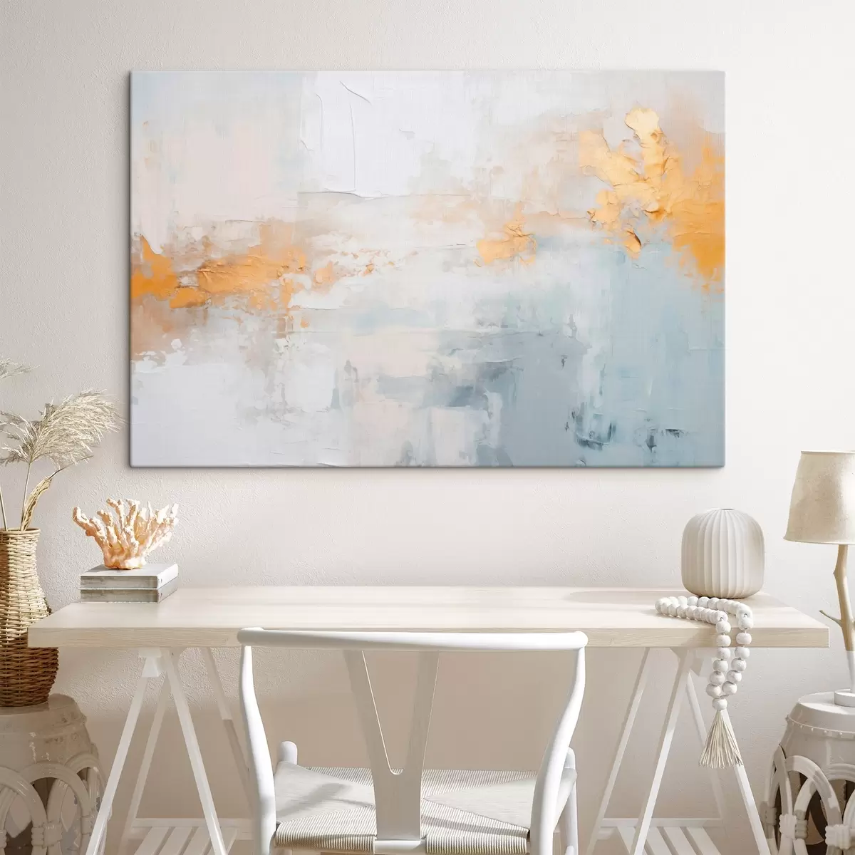 Obraz Abstrakce napodobující malbu Č. s45020