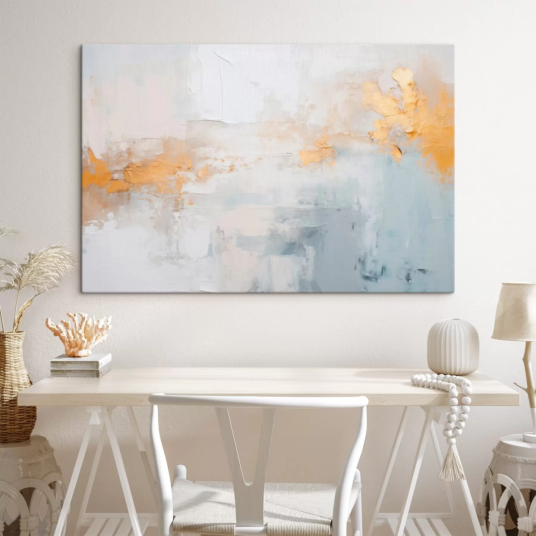 Obraz Abstrakce napodobující malbu Č. s45020