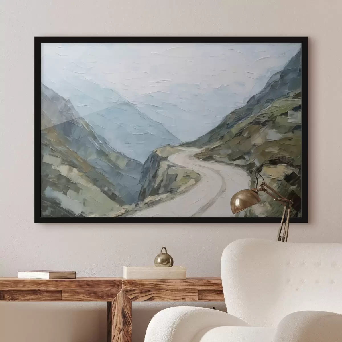 Poster Cesta mezi horami f45018