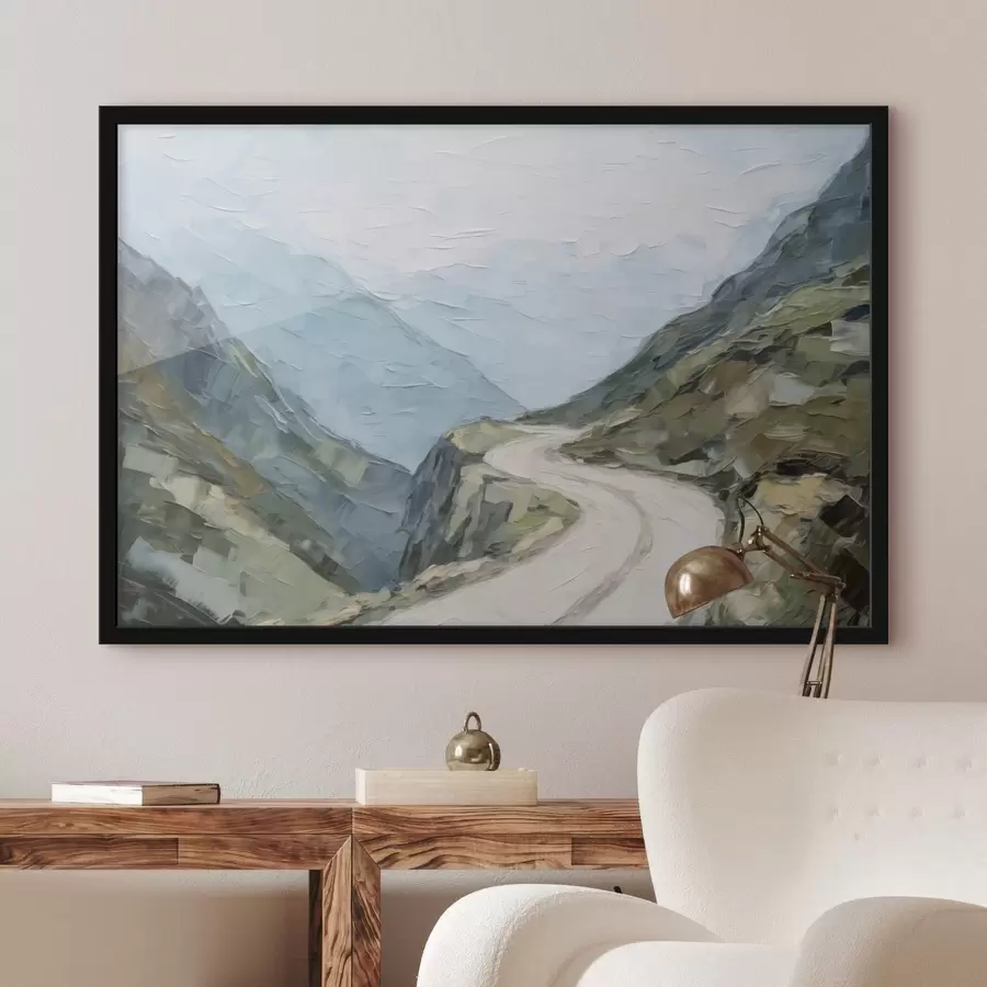 Fototapet Cesta mezi horami f45018