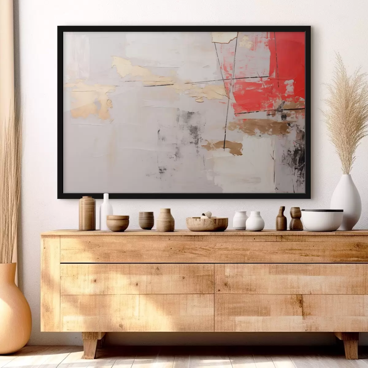 Poster Chaotická abstrakce f45026