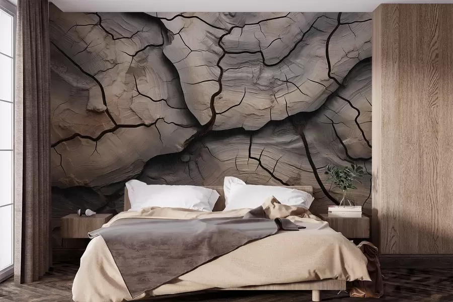 Fototapet dřevo, praskliny, světlo, struktura, kůra, přírodní w04238