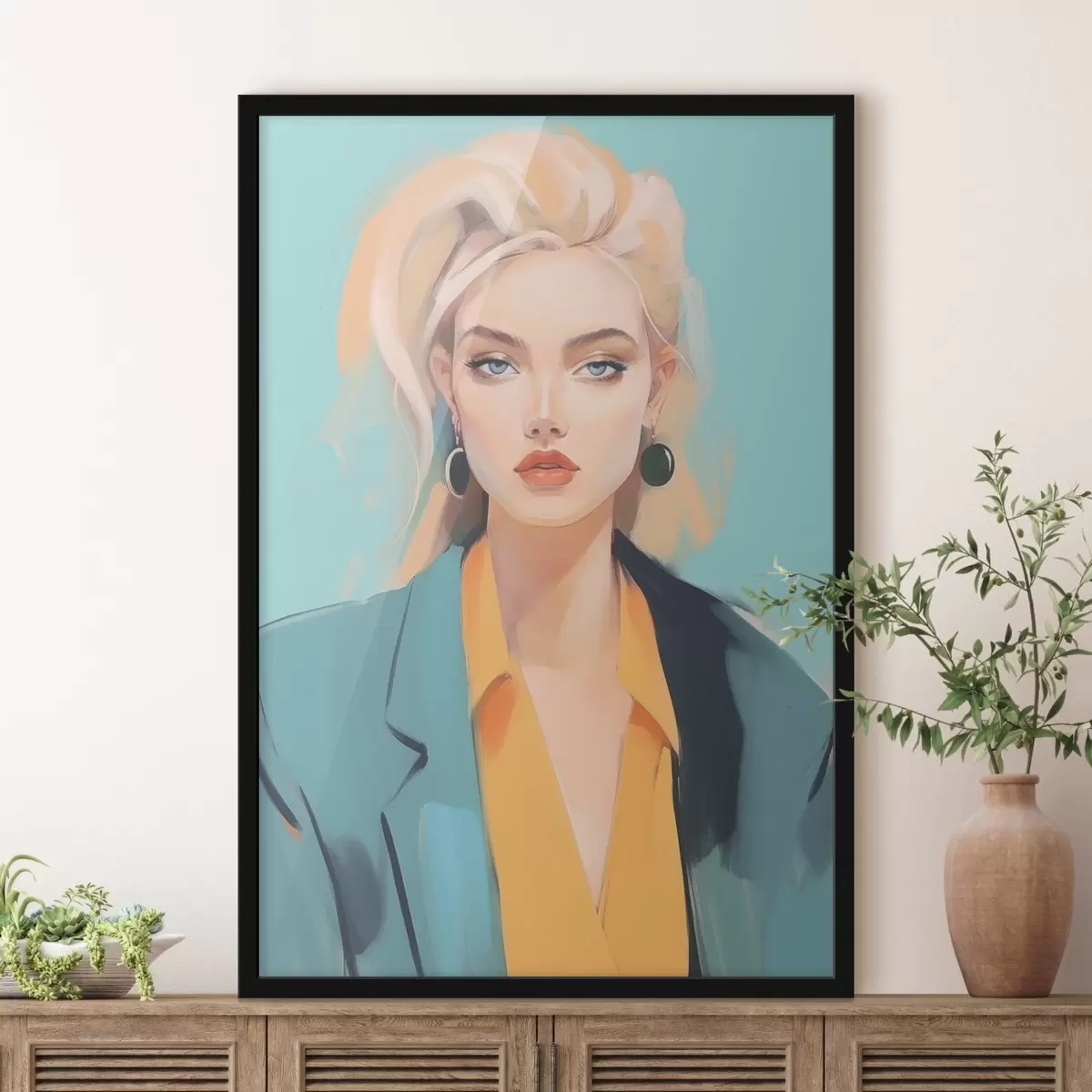 Poster Portrét ženy f45072