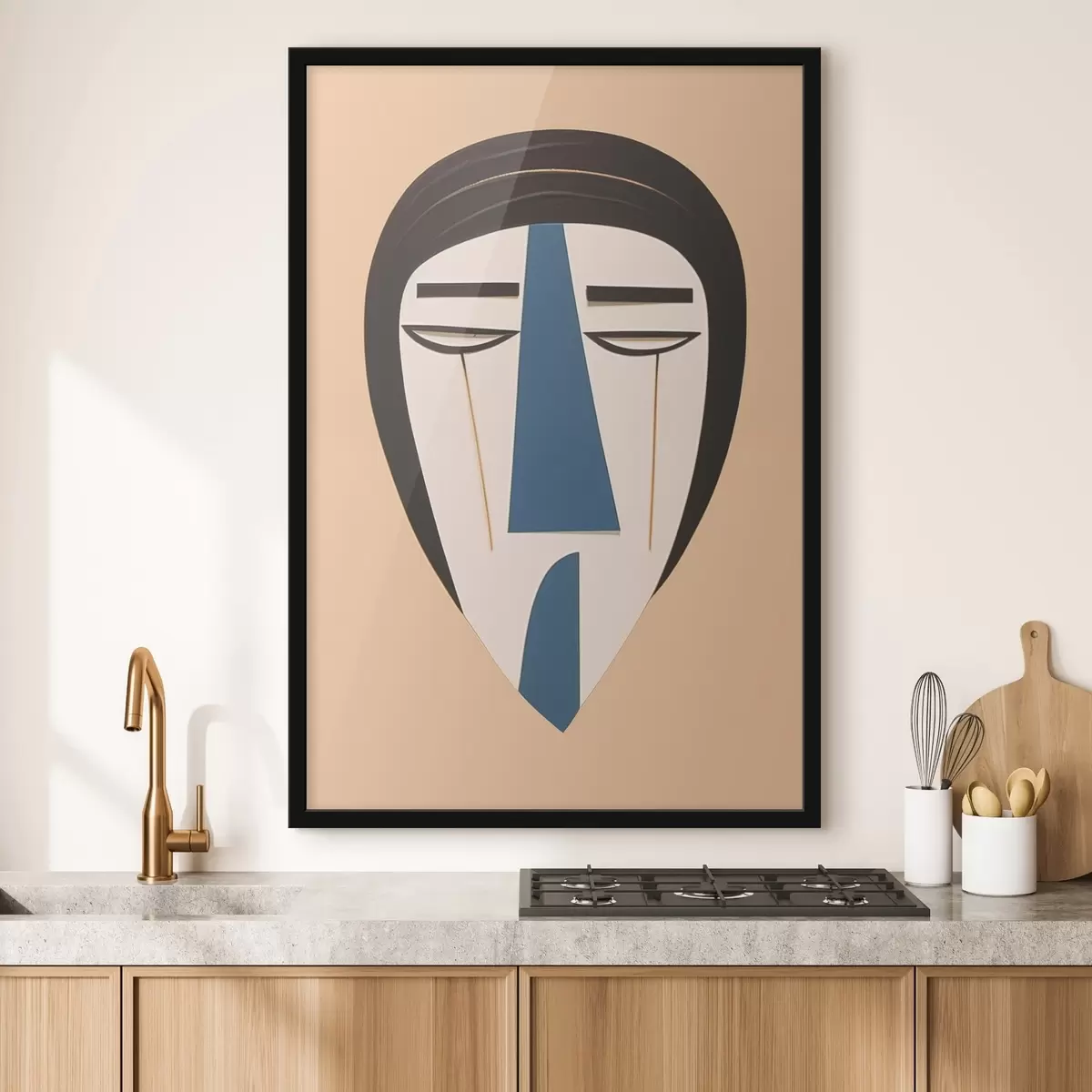 Poster Abstraktní tvář f45084