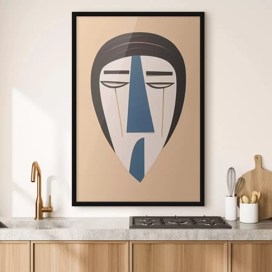 Fototapet Abstraktní tvář f45084