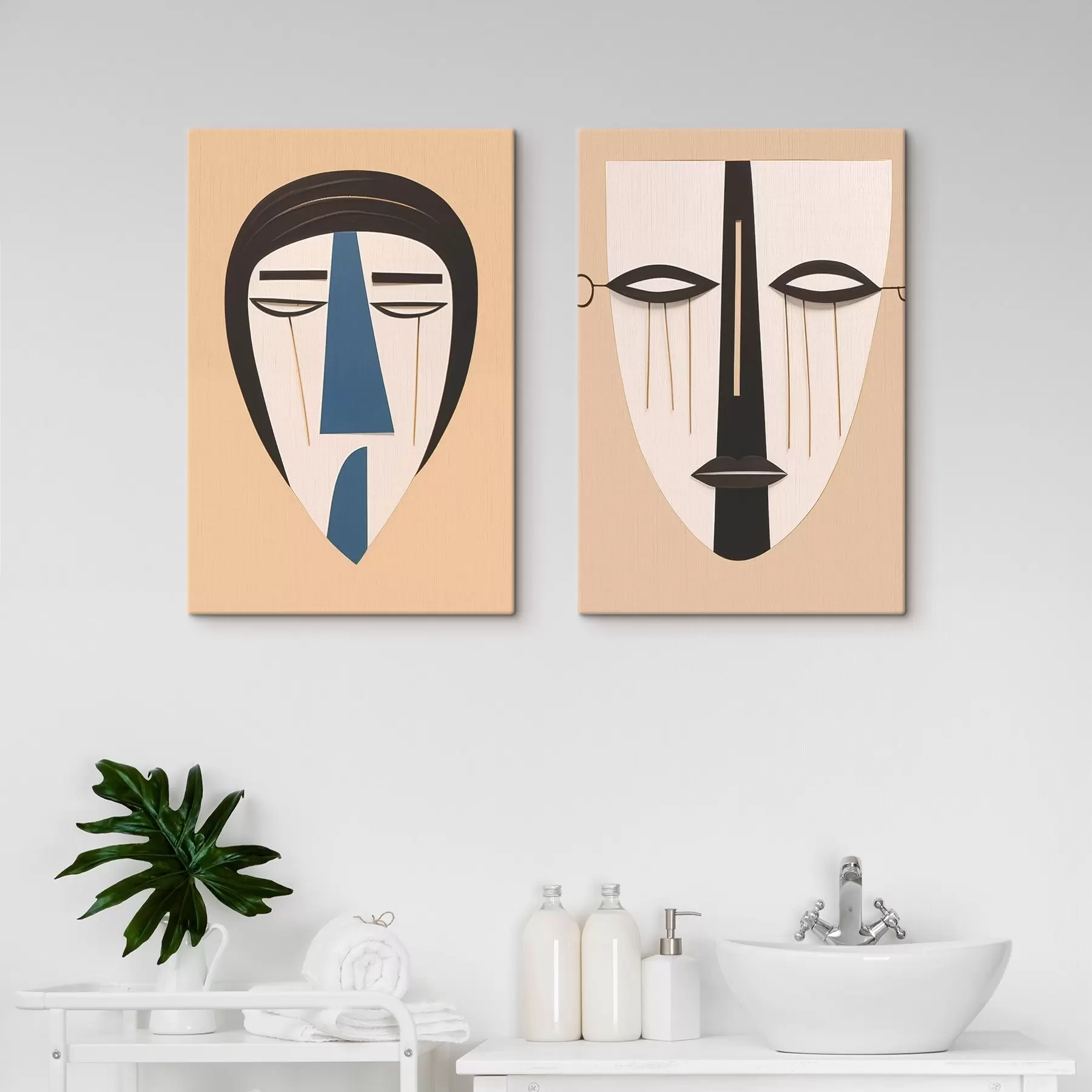 Obraz Abstraktní tváře Č. m00500