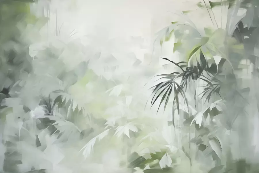 Fototapet Malba imitující džungli w04265