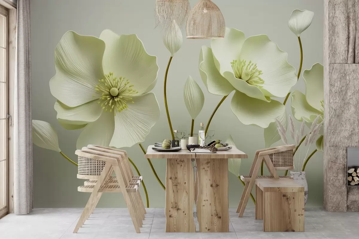 Fototapet Půvabné květiny w04248v2