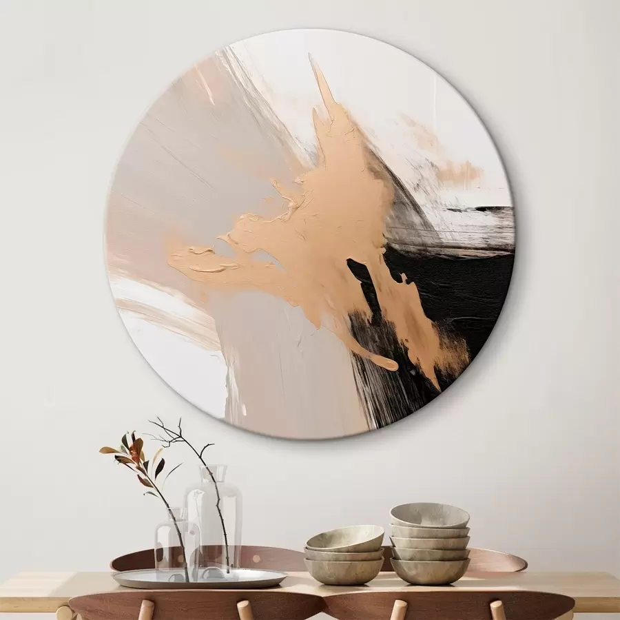 Obraz Dynamická abstrakce imitující tahy štětcem Č. r45126