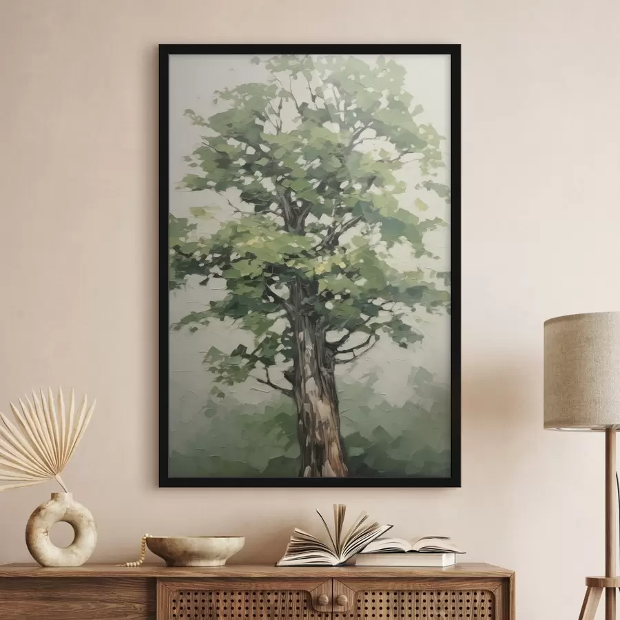 Fototapet Malba imitující dřevo f45116