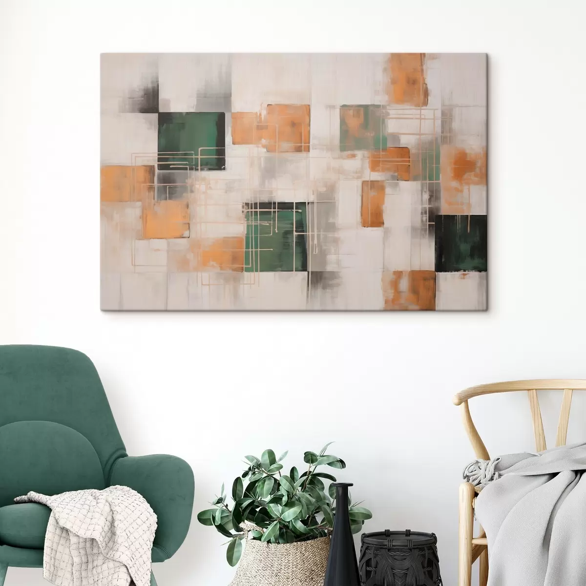 Obraz Geometrické abstrakce Č. s45121