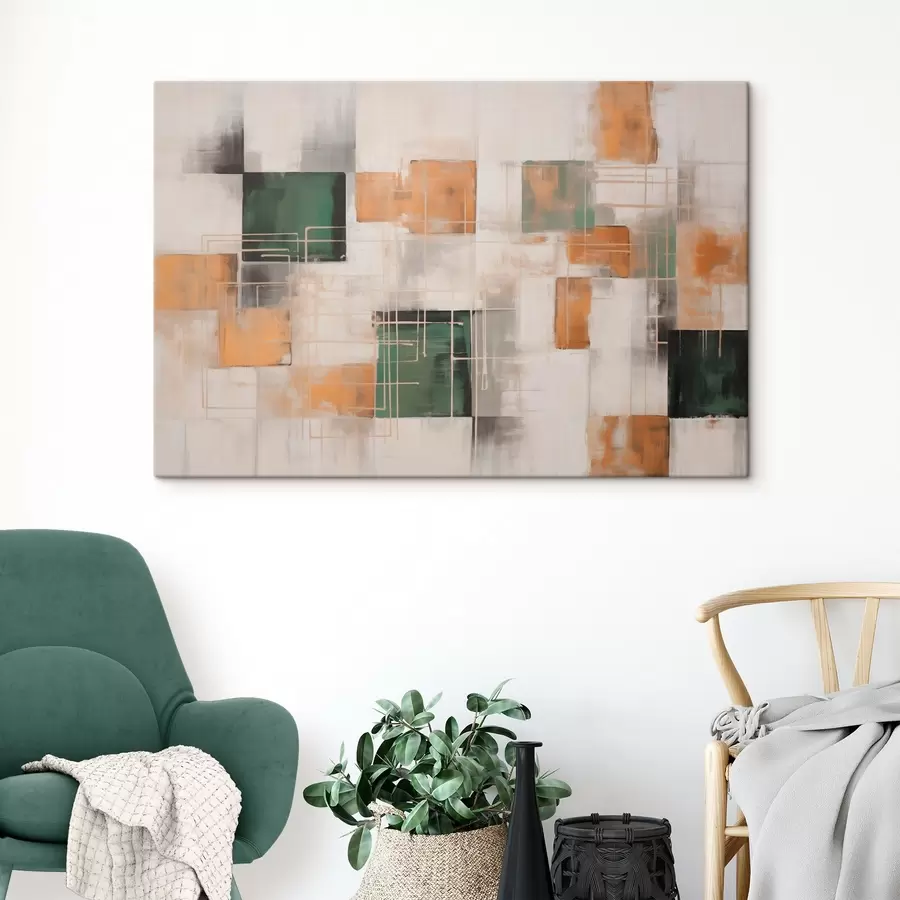 Obraz Geometrické abstrakce Č. s45121