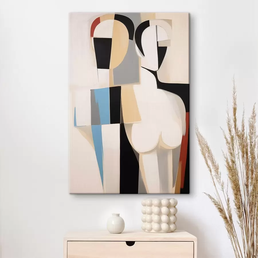 Obraz Abstraktní portrét páru Č. s45123