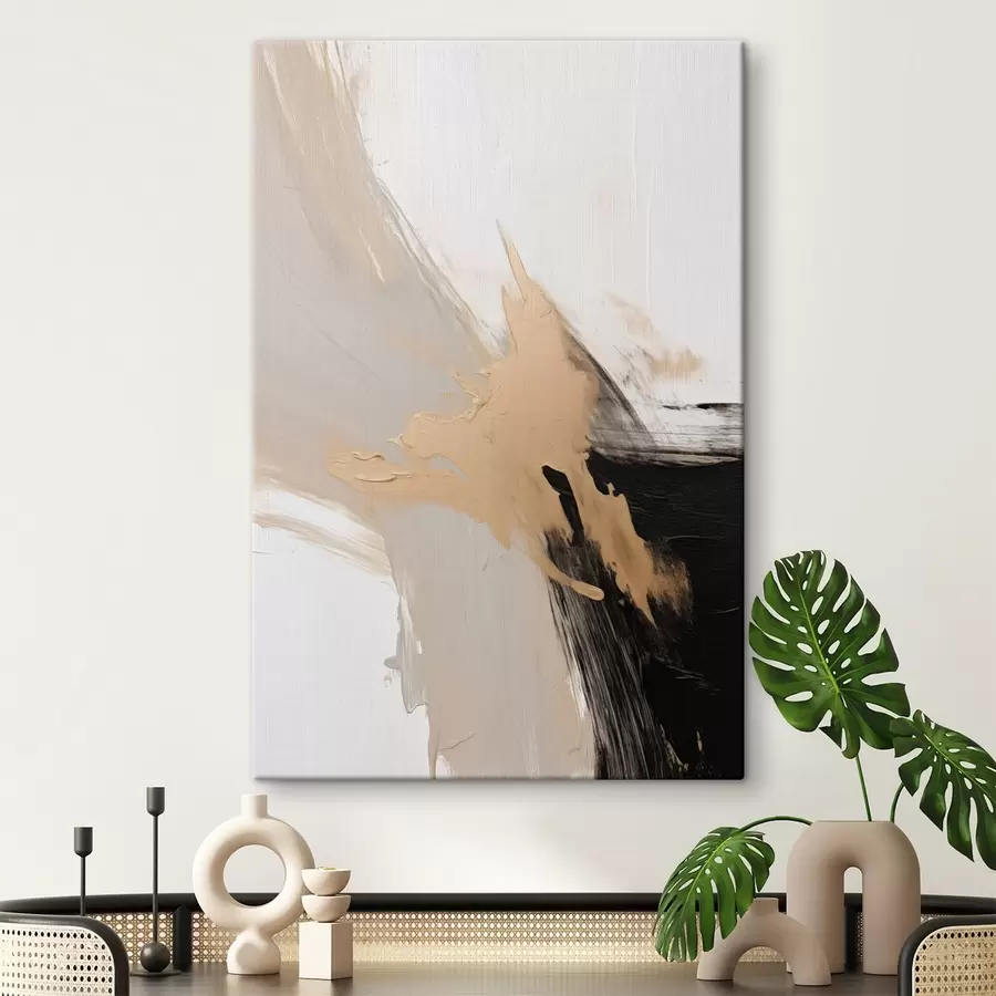 Obraz Dynamická abstrakce imitující tahy štětcem Č. s45126