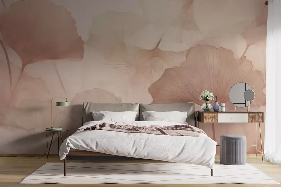 Fototapet Listy jinanu dvoulaločného w04280