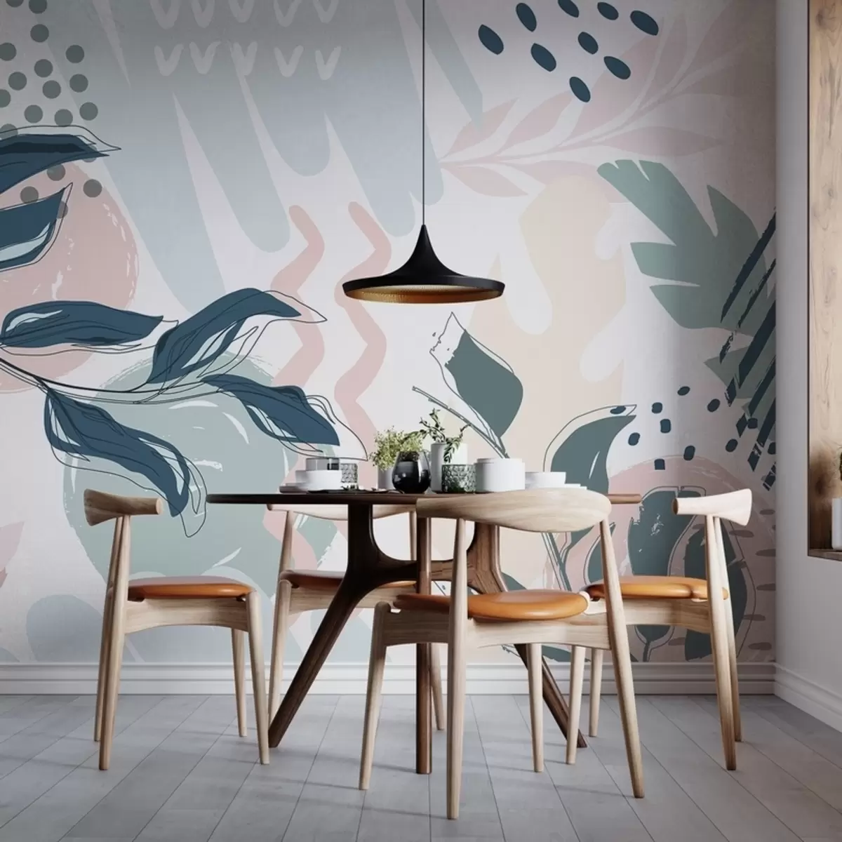 Fototapet Abstraktní listy w04281v1