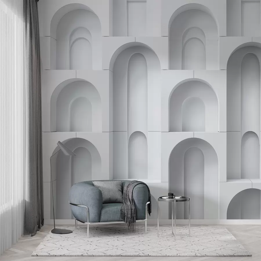 Fototapet objemové oblouky w04282